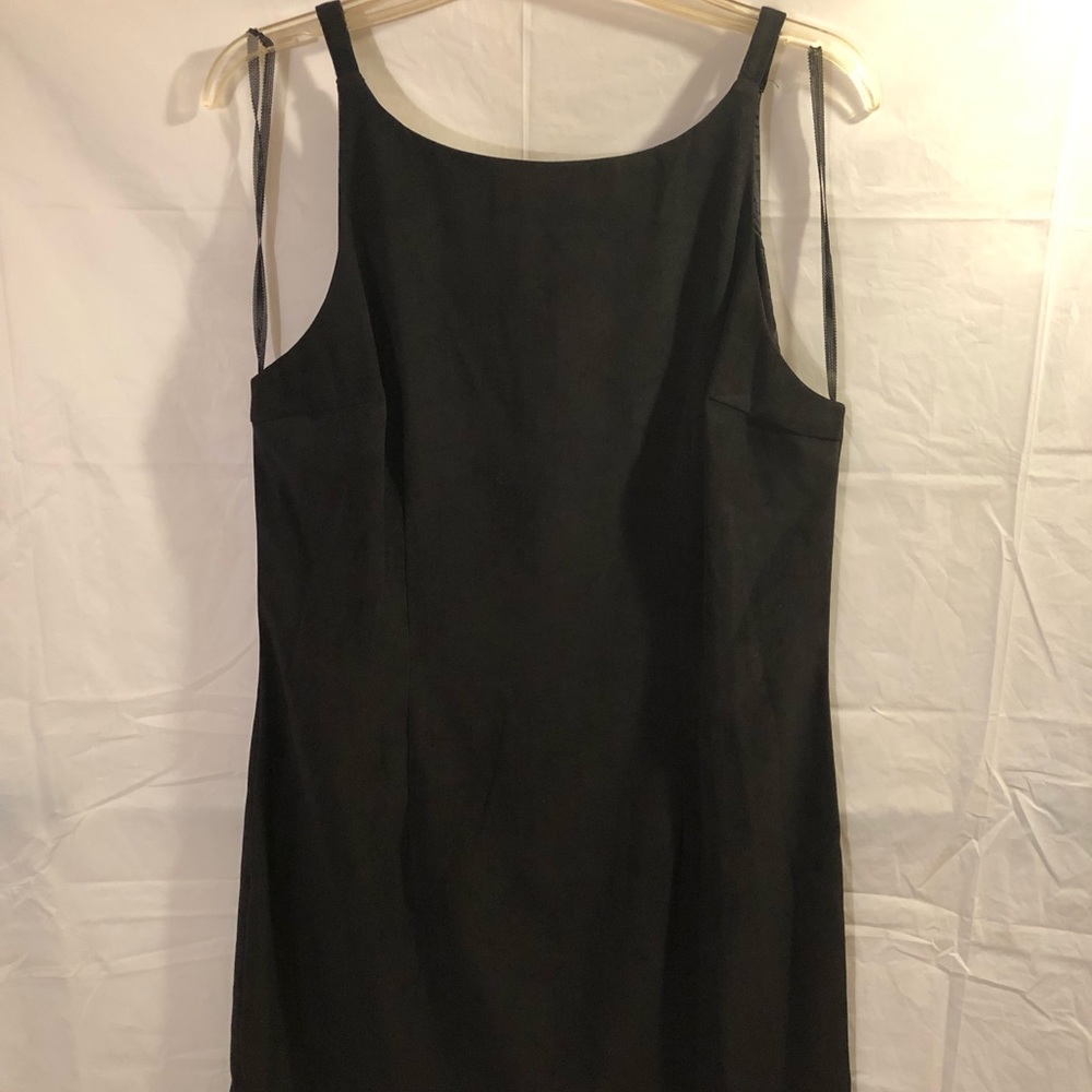 Little Black Dress velvet above the knee